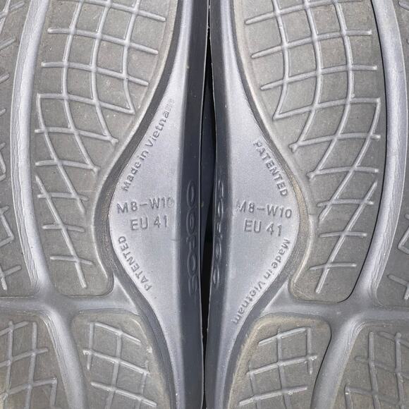 OOFOS OOahh Recovery Slide Sandals Gray M8 W10 EU41 Comfort Orthopedic - Picture 7 of 8